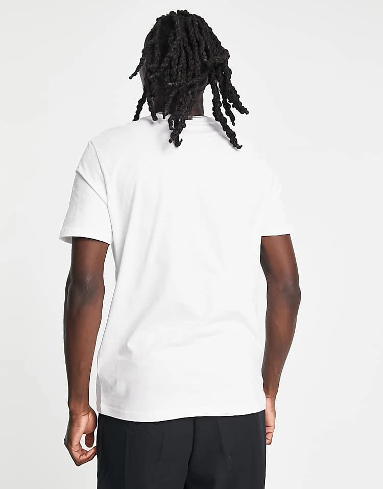 Hugo Red Hugo Dulivio Logo T-shirt With Red Logo In White For Men 4 Hugo Red Hugo Dulivio Logo T-shirt With Red Logo In White For Men - Image 4