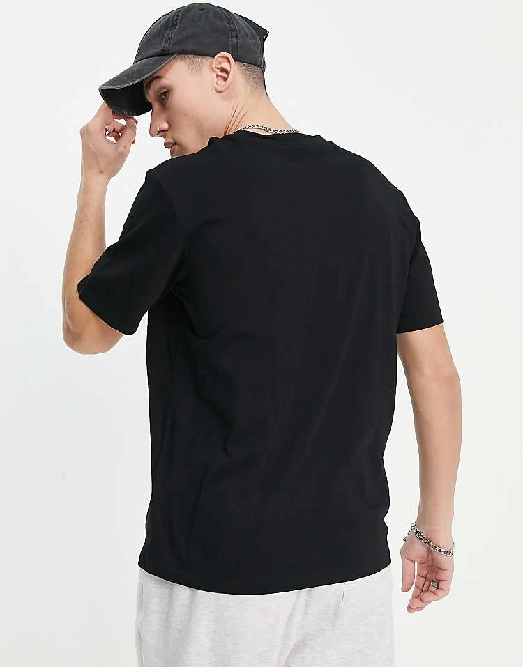 Hugo Red Hugo Dero Small Logo T-shirt In Black For Men 2 Hugo Red Hugo Dero Small Logo T-shirt In Black For Men - Image 2