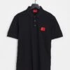 Hugo Red Hugo Dereso Slim Fit Polo Shirt In Black For Men