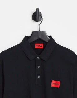 Hugo Red Hugo Dereso Slim Fit Polo Shirt In Black For Men -Hugoro Store 202710058 3