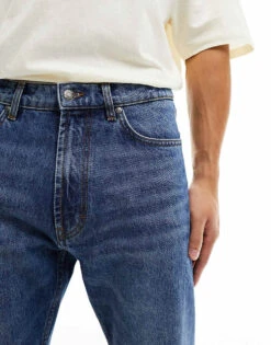 Hugo Red HUGO 640 Straight Leg Jeans In Light Wash For Men Blue -Hugoro Store 205428916 5