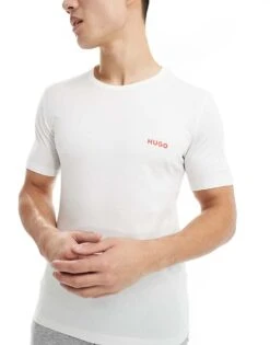 Hugo Red Hugo Bodywear Triplet Pack T-shirt In White For Men -Hugoro Store 205674115 2
