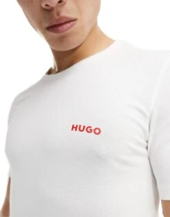 Hugo Red Hugo Bodywear Triplet Pack T-shirt In White For Men -Hugoro Store 205674115 4