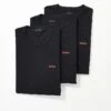 Hugo Red Hugo Bodywear Triplet Pack T-shirt In Black For Men