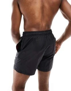 Hugo Red Hugo Haiti Swim Short In Black For Men -Hugoro Store 205688698 3