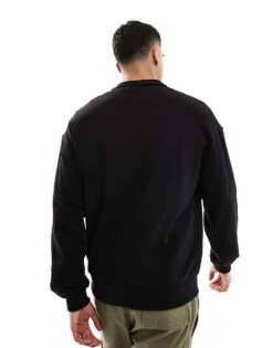 HUGO BLUE Quarter Zip Sweat In Black For Men -Hugoro Store 205861228 4