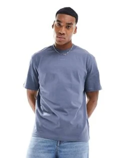 HUGO RED Dapolino Tonal Logo T-shirt In Blue For Men Open Blue -Hugoro Store 205936808 1 openblue 1