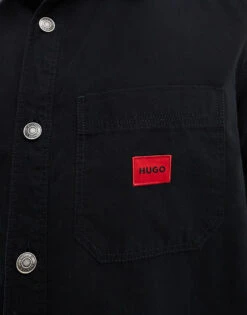 HUGO RED Shirt In Black For Men -Hugoro Store 205936810 3