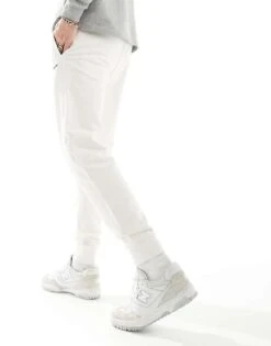 HUGO RED Joggers In White For Men Open White 8 HUGO RED Joggers In White For Men Open White -Hugoro Store 205936858 3