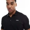 HUGO RED Donos Polo Shirt In Black For Men