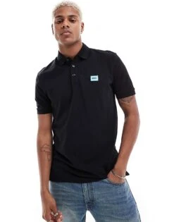 HUGO RED Dereso Polo Shirt In Black For Men