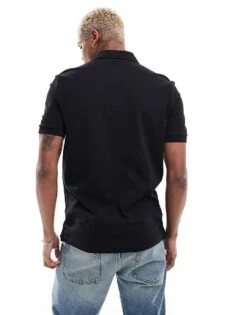 HUGO RED Dereso Polo Shirt In Black For Men -Hugoro Store 205936900 3
