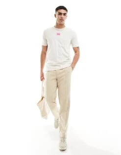 HUGO RED Diragolino T-shirt In White For Men -Hugoro Store 205936944 1 white 1