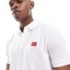 HUGO RED Dereso Polo Shirt In White For Men
