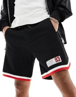 HUGO RED Sweat Shorts In Black For Men
