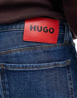 HUGO RED 708 Skinny Jeans In Mid Blue For Men Medium Blue -Hugoro Store 205937079 4