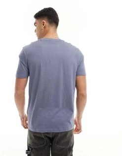 HUGO RED Dulivio Logo T-shirt In Navy For Men Open Blue -Hugoro Store 205937142 4