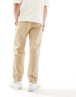 HUGO RED Tailored Trousers In Beige For Men Medium Beige -Hugoro Store 205937166 5