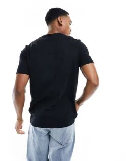 HUGO RED Dasko Logo T-shirt In Black For Men -Hugoro Store 205937192 4