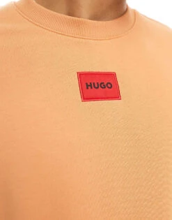 HUGO RED Diragol Sweatshirt In Orange For Men Medium Orange -Hugoro Store 205937193 3
