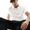HUGO RED Dangula Polo Shirt In White For Men Open White