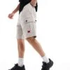 HUGO RED Cargo Shorts In Grey For Men Light/pastel Grey
