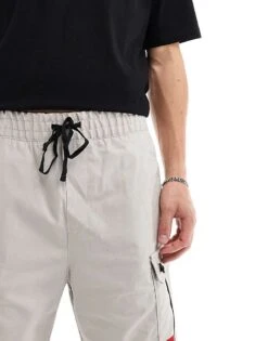 HUGO RED Cargo Shorts In Grey For Men Light/pastel Grey -Hugoro Store 205937231 5