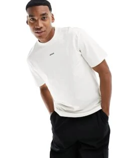 HUGO RED Dapolino Tonal Logo T-shirt In White For Men Open White -Hugoro Store 205937240 1 openwhite 1