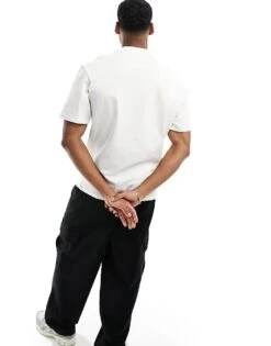 HUGO RED Dapolino Tonal Logo T-shirt In White For Men Open White -Hugoro Store 205937240 2