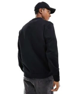 HUGO RED Duragol Logo Sweatshirt In Black For Men -Hugoro Store 205937255 4