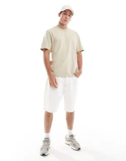 HUGO Red Dapolino Relaxed Fit T-shirt In Beige For Men -Hugoro Store 206765212 2