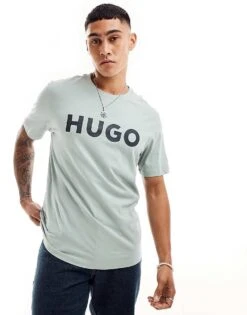 HUGO Red Dulivio T-shirt In Light Blue For Men -Hugoro Store 206765443 1 blue 1