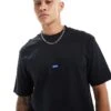 HUGO Blue Nieros T-shirt In Black For Men