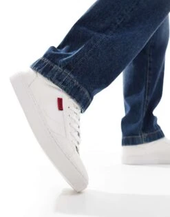 HUGO Red Morrie Tenn Trainers In White For Men -Hugoro Store 206773501 1 white 1