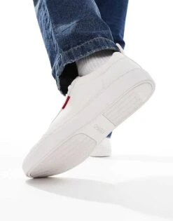 HUGO Red Morrie Tenn Trainers In White For Men -Hugoro Store 206773501 5