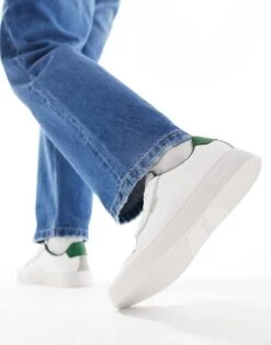 BOSS By Hugo Boss BOSS Rhys Tenn Trainers In White For Men -Hugoro Store 206773650 4