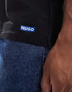 HUGO Blue Naolo 2 Pack T-shirt In Black For Men -Hugoro Store 206890878 3