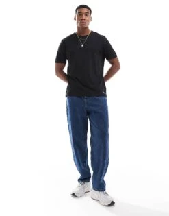 HUGO Blue Naolo 2 Pack T-shirt In Black For Men -Hugoro Store 206890878 4