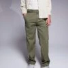HUGO Blue Dino Casual Trousers In Dark Green For Men