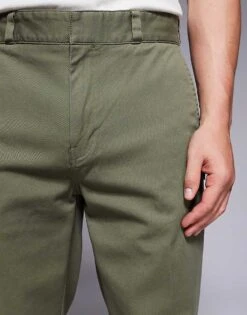 HUGO Blue Dino Casual Trousers In Dark Green For Men -Hugoro Store 206891120 4