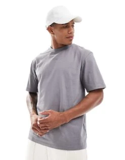 HUGO Red Dapolino T-shirt In Grey For Men -Hugoro Store 206892223 1 grey 1