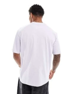 HUGO Red Dapolino T-shirt In Light Purple For Men 8 HUGO Red Dapolino T-shirt In Light Purple For Men -Hugoro Store 206892239 4