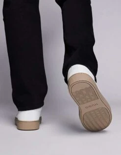 HUGO Red Morrie Tenn Trainers In White With Gumsole For Men 8 HUGO Red Morrie Tenn Trainers In White With Gumsole For Men -Hugoro Store 206892254 3