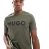 HUGO Red Dulivio T-shirt In Khaki For Men Green
