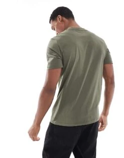 HUGO Red Dulivio T-shirt In Khaki For Men Green -Hugoro Store 206892316 2