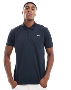 HUGO Red Donos Polo Shirt In Dark Blue For Men -Hugoro Store 206892348 1 blue 1
