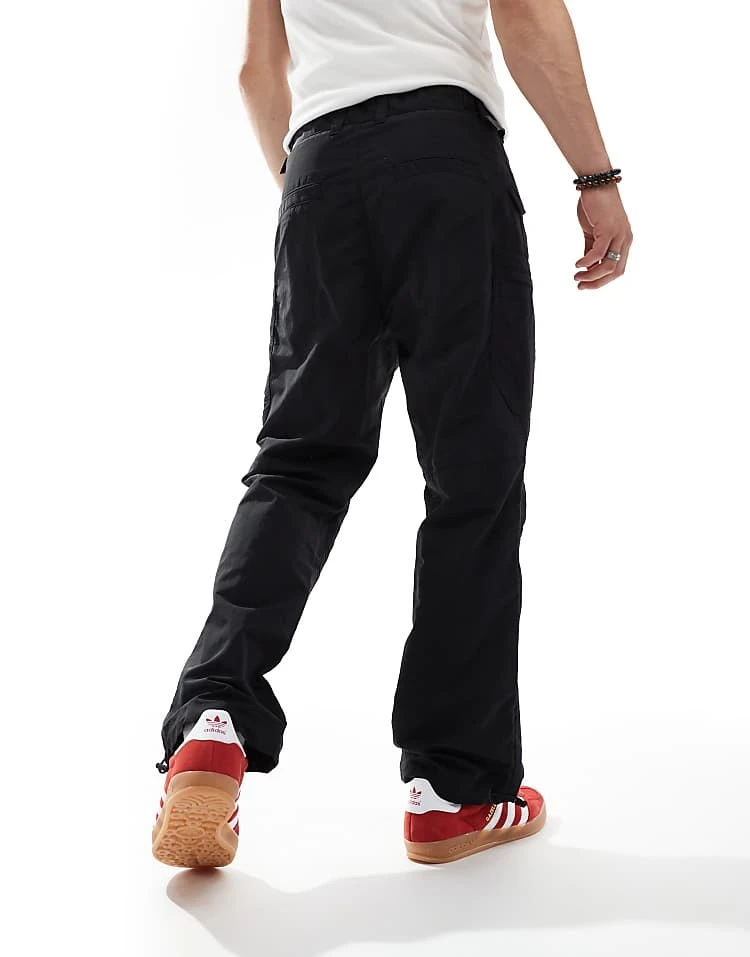 HUGO Red Giaz Cargo Trousers In Black For Men 2 HUGO Red Giaz Cargo Trousers In Black For Men - Image 2