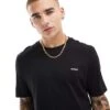 Hugo Red Hugo Dero Small Logo T-shirt In Black - BLACK For Men