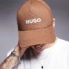 HUGO Red Jude Baseball Cap In Brown For Men