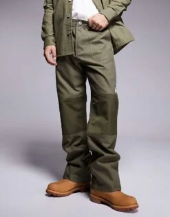 HUGO BLUE Gorka Co-ord Trousers In Green For Men Open Green -Hugoro Store 207342885 4